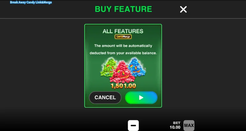 Break Away Candy - hali ya Multiply Link&Merge na vizidishio vya x2-x10